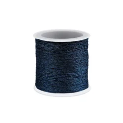 Lurex vrvica / bleščeča vrvica O0,3 mm Božič - temno modra
