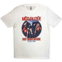 Mötley Crüe Every Mothers Nightmare White XL Majica