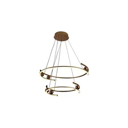 LED prigušiva luster na sajli LED/80W/230V 3000-6500K + daljinsko upravljanje