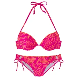 VENICE BEACH Bikini oranžna/fuksija