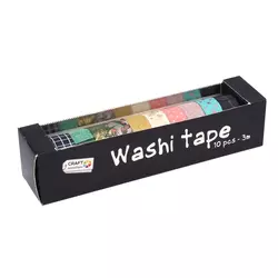 Washi trak Craft Sensations - 10 kosov (dekorativni trak)