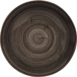 CHURCHILL Stonecast Iron Black globok krožnik, coupe, premer: 248 mm (12 kos)