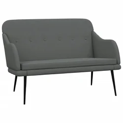 Vidaxl Klop temno siva 110x76x80 cm blago