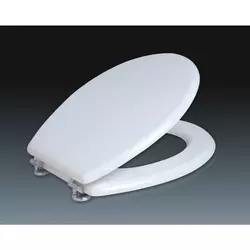 GEPARD WC DASKA SANITARY 45X36 CM CINK OKOVI MDF BELA