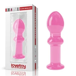Glass romance pink 4.5inch plug