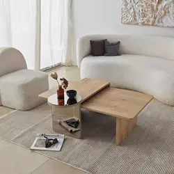 Hanah Home Klub sto 2 u 1 Luna 2, Krem