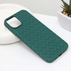 TERACELL Torbica Weave case za iPhone 13 6.1 zelena