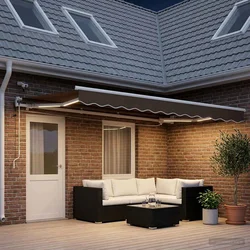 Povlačivi tende Sivosmeđa 600 × 300 cm Poliester