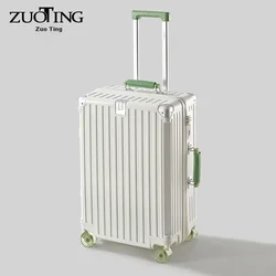 Zuoting Kofer, 61 cm, Belo-zeleni