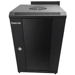 ExeLink Rek zidni orman 19in, 600x450x18U,crna, SPCC celik