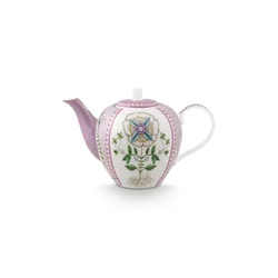 Pip Studio Vrč Lily&Lotus Tiles Lilac 1,6 L