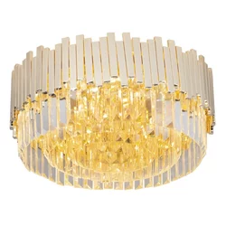 MAXLIGHT C0165 - Plafonsko svetlo TREND 8xE14/40W/230V prečnik 45 cm zlatno