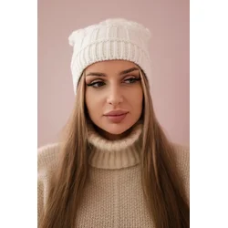Kesi Cap with fleece Marta K231 white