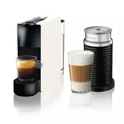 NESPRESSO aparat za kavu Essenza Mini White + Aeroccino (mikser za mlijeko)