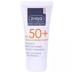 Ziaja Med Protecting UVA + UVB krema za toniranje za lice SPF 50+ 50 ml