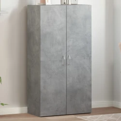 Ormarić za spise boja betona 60x32x115 cm konstruirano drvo