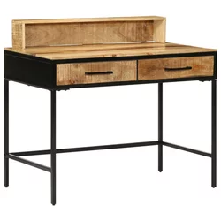 Konzolna stolica s ladicama s pohranom Smeđa 100 x 55 x 89.5 cm