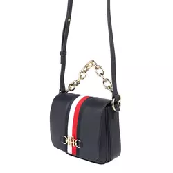 Tommy Hilfiger Torbica Th Club Mini Chain Crossover Crp AW0AW10794 Tamnoplava