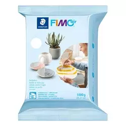 STAEDTLER modelirna masa Fimoair Basic, bela, 1 kg
