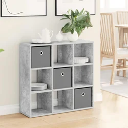 Kreveta s ladicama Betonski sivi 73,5 x 24 x 69,5 cm