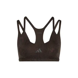 ADIDAS PERFORMANCE Športni nederček OPTIME čokolada/temno rjava