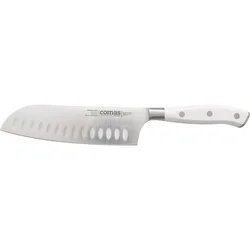 Santoku nož, rezilo 18 cm, bel