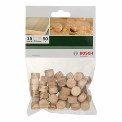Bosch Drveni čepovi 15x10 mm (50 kom)