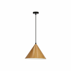 Rjava viseča svetilka s steklenim senčnikom o 25 cm Dunca – Candellux Lighting