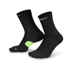Nike Running Midweight Crew Socks (1 Pair) - Black