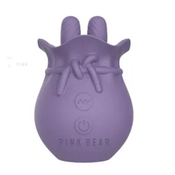 Pink Bear WhisperBuds Purple