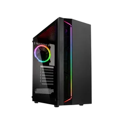 Kolink Inspire K7 ARGB Black ATX, Mid-tower, 1x 120mm fan RGB-LED strip, RGB controller