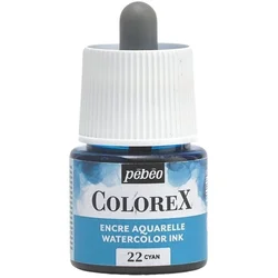 Pébéo Colorex Črnilo za risanje Cyan 45 ml 1 kos