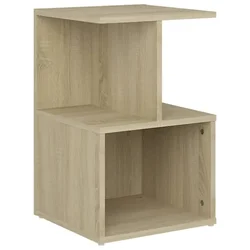 Vidaxl Nočna omarica sonoma hrast 35x35x55 cm iverna plošča