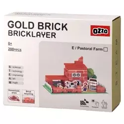 Ozzo brick mason kreativni set uradi sam farma ( 885187 )