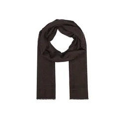Ruta Calvin Klein Emblem Aop Glossy Tonal Scarf LV04F8096G Temno rjava