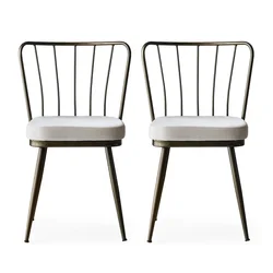 Hanah Home Set 2 trpezarijske stolice Krem