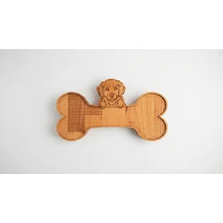 ARBOREA Drvena daska u obliku kosti, 30 X 17 cm