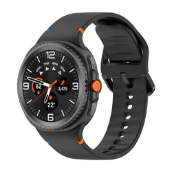 Silikonska narukvica za pametni sat Samsung Galaxy watch 8 crna