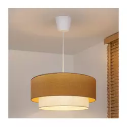 Brilagi - LED luster na sajli BOHO ECO 1xE27/10W/230V prečnik 40 cm bež/krem