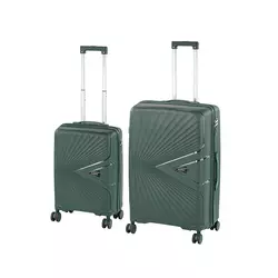 Komplet kovčkov TraveLux Endure III na rolerjih temno zelene barve