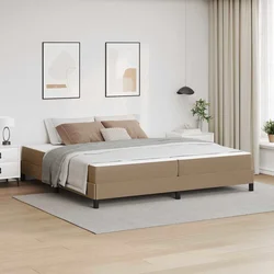 Krevetna konstrukcija Boja cappuccina 200 x 200 cm tkanina