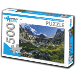 Tourist Edition - Puzzle Vysoké Tatry, Dolina Zeleného plesa - 500 kosov