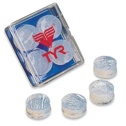 Tyr soft silicone ear plugs clear