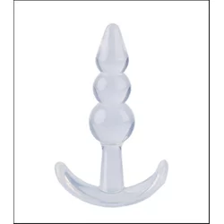 T Plug Beaded Clear