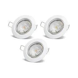 Aigostar - SET 3x LED ugradno stropno svetlo 1xGU10/4,5W/230V 6500K belo
