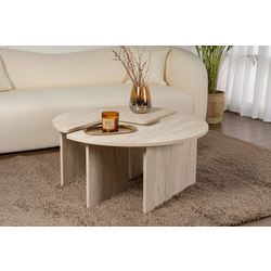 HANAH HOME Sto za dnevnu sobu Moira Travertine