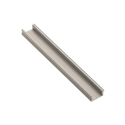 Gtv Led Aluminijumski nadgradni profil Glax Mini, 2 m, Boja šampanjca