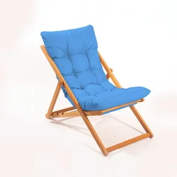 Hanah Home Baštenska stolica 59x90x44cm Plavo-Bež