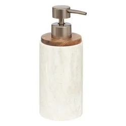 shumee Côme DOZATOR ZA MILO z učinkom marmorja bež 7,1x7,1x19,3 cm
