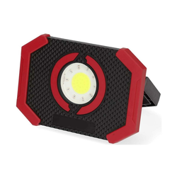 Nedis LWORR10RD - LED prigušiva punjivi reflektor sa power bankom LED/10W/5V